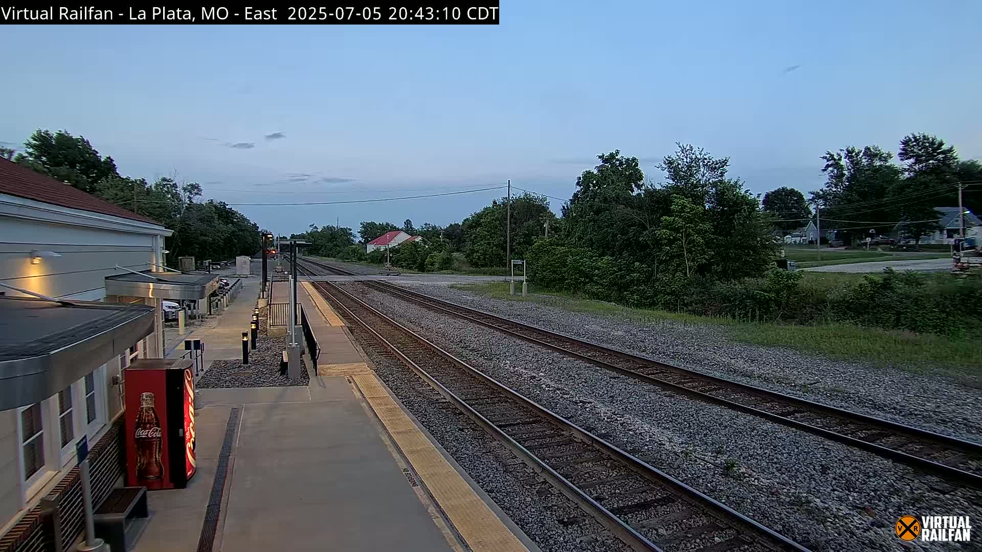 La Plata Railway Station Live Cam - La Plata, Macon, Missouri, USA