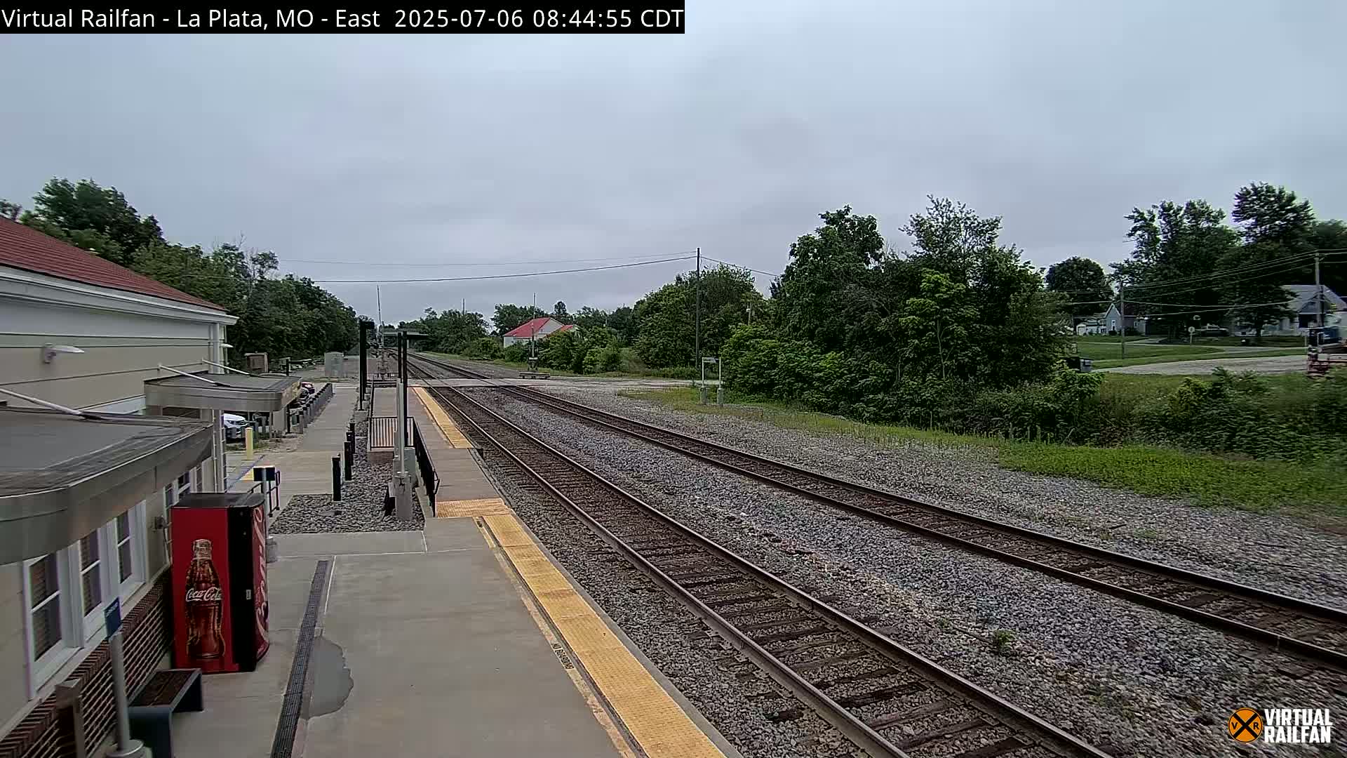 La Plata Railway Station Live Cam - La Plata, Macon, Missouri, USA