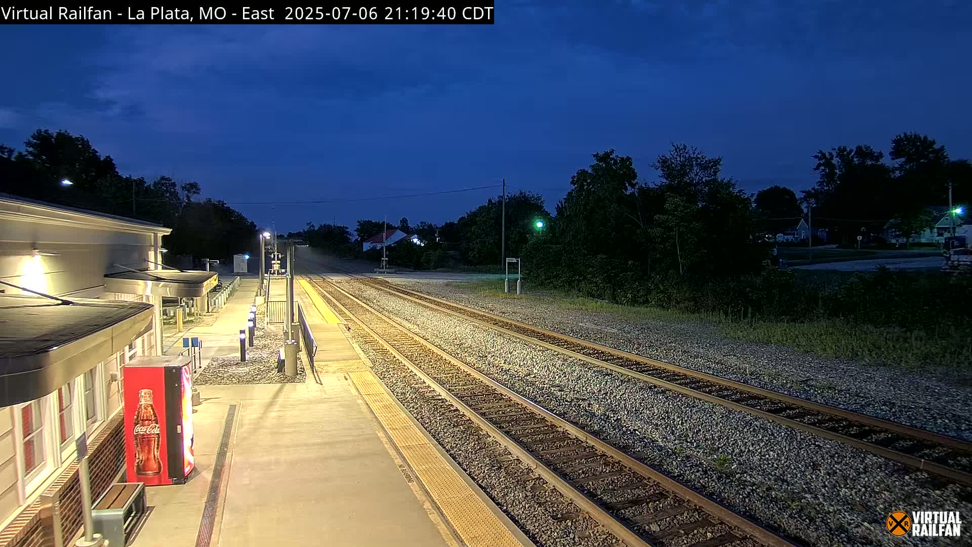 La Plata Railway Station Live Cam - La Plata, Macon, Missouri, USA