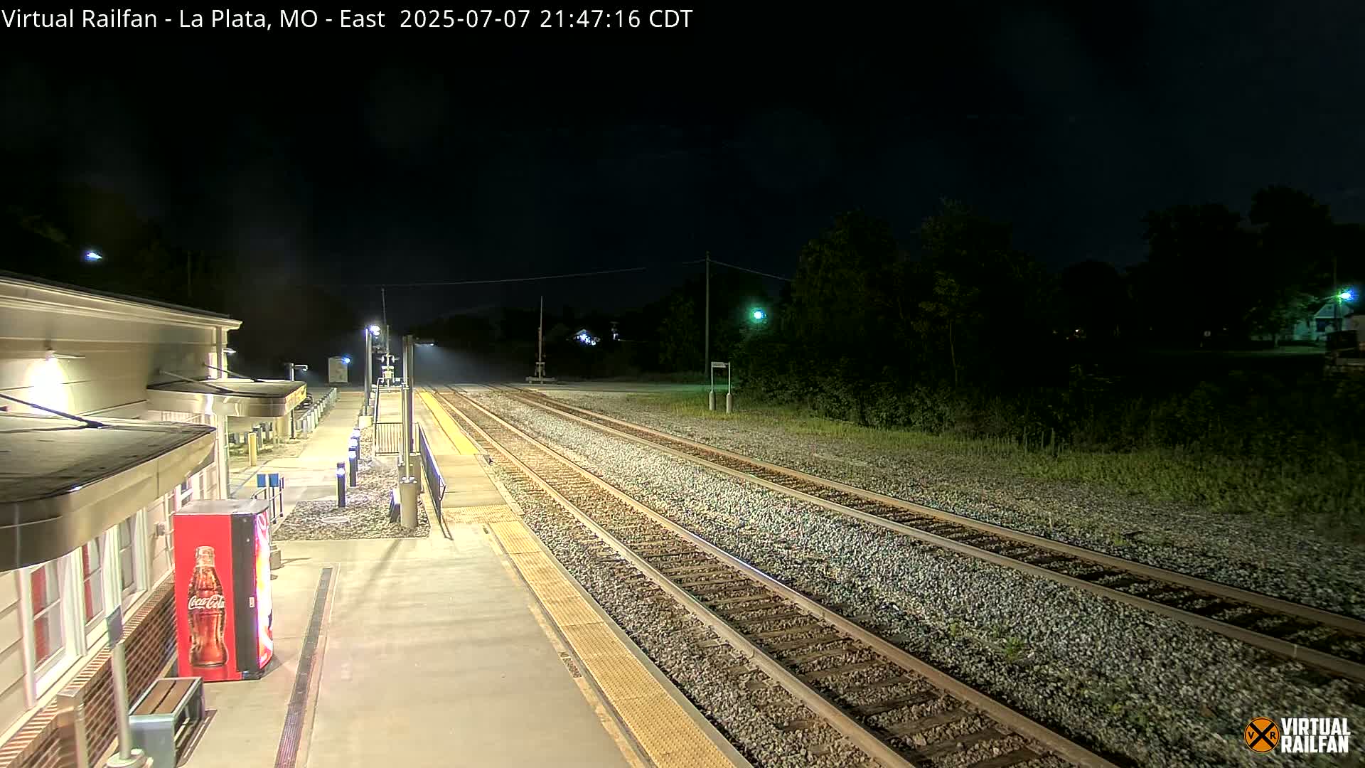 La Plata Railway Station Live Cam - La Plata, Macon, Missouri, USA