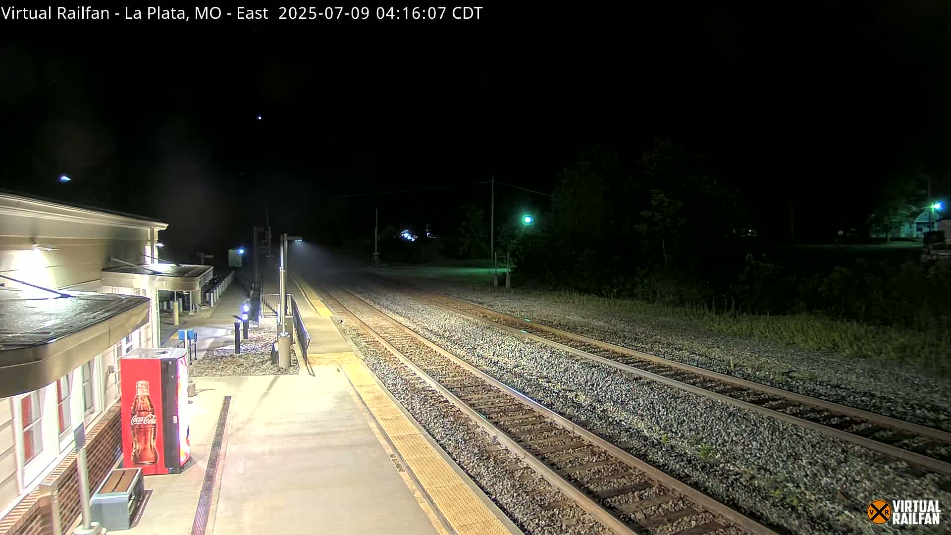 La Plata Railway Station Live Cam - La Plata, Macon, Missouri, USA