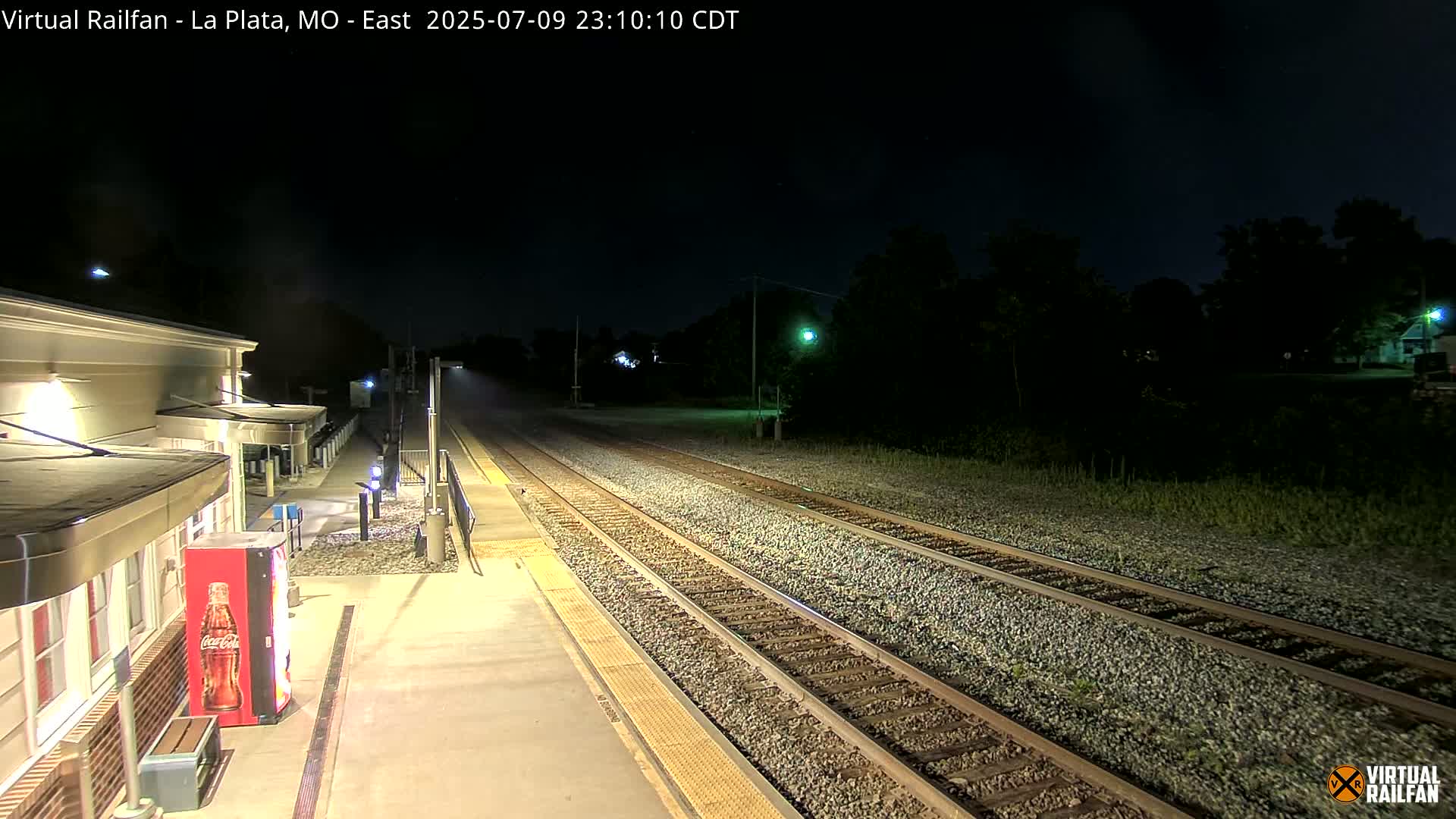 La Plata Railway Station Live Cam - La Plata, Macon, Missouri, USA
