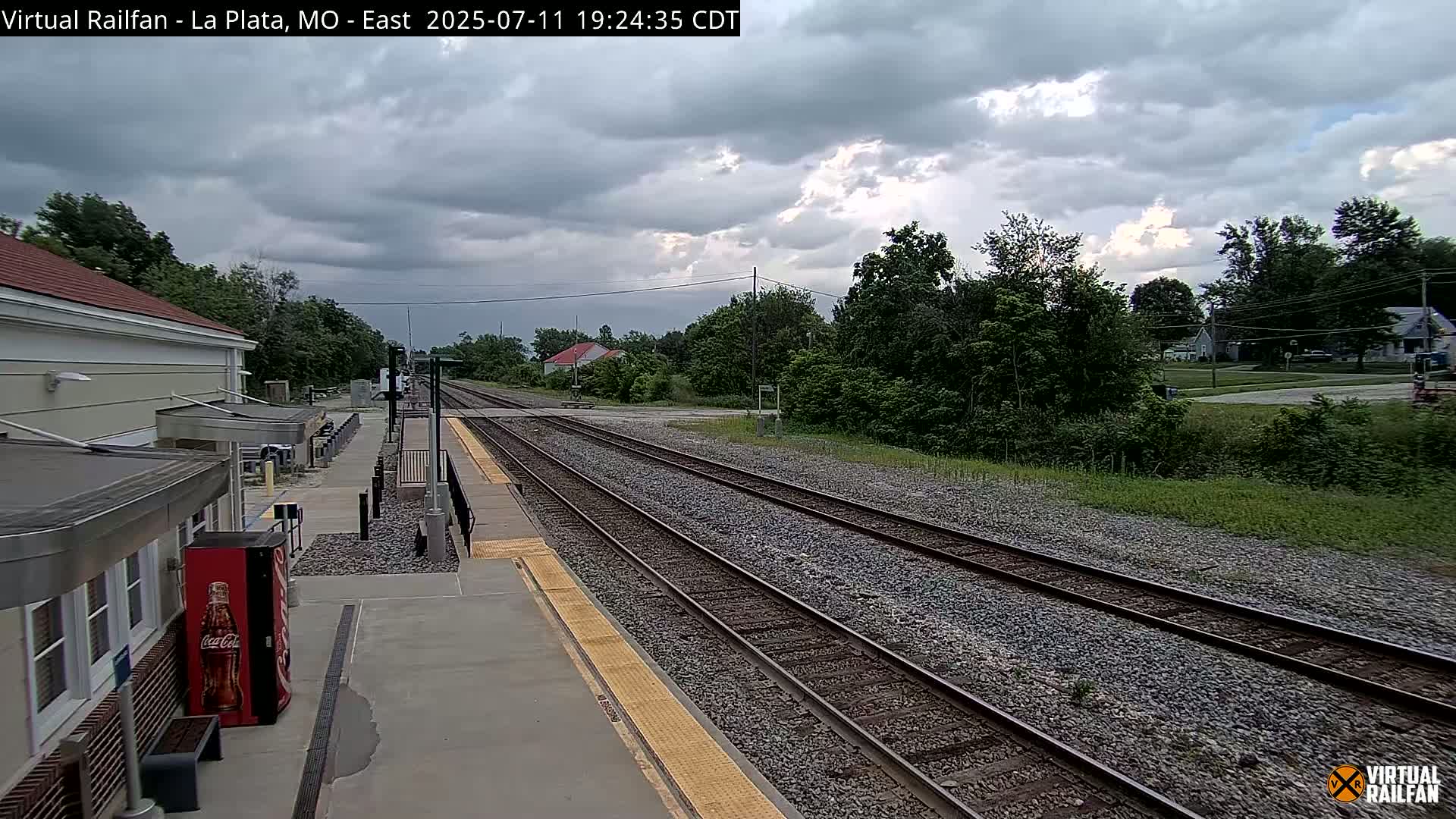 La Plata Railway Station Live Cam - La Plata, Macon, Missouri, USA
