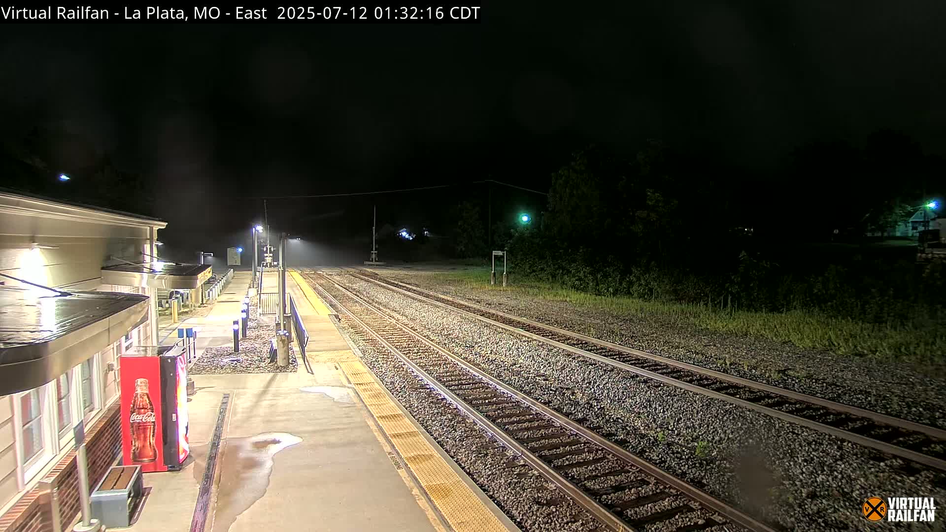 La Plata Railway Station Live Cam - La Plata, Macon, Missouri, USA