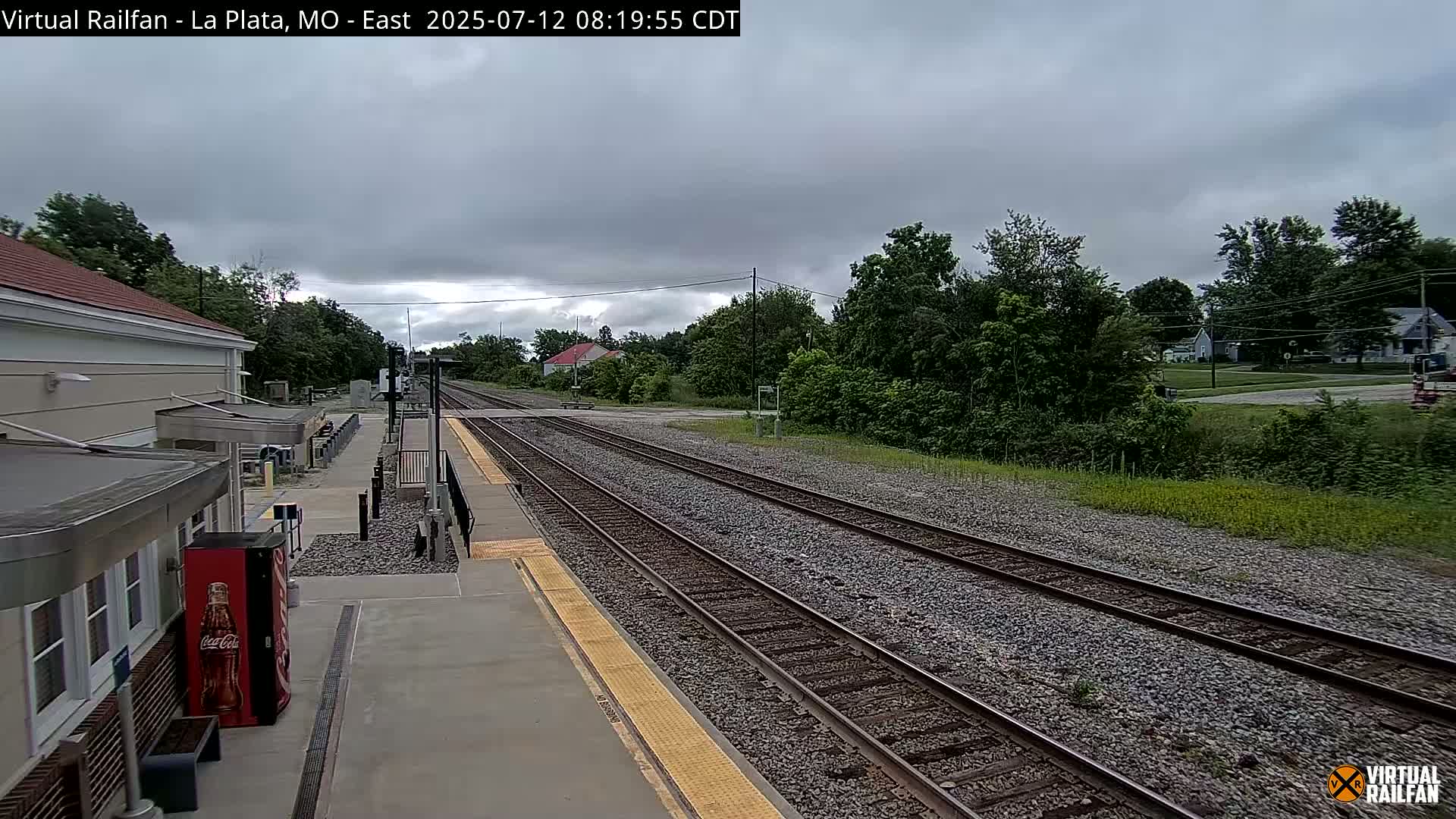 La Plata Railway Station Live Cam - La Plata, Macon, Missouri, USA