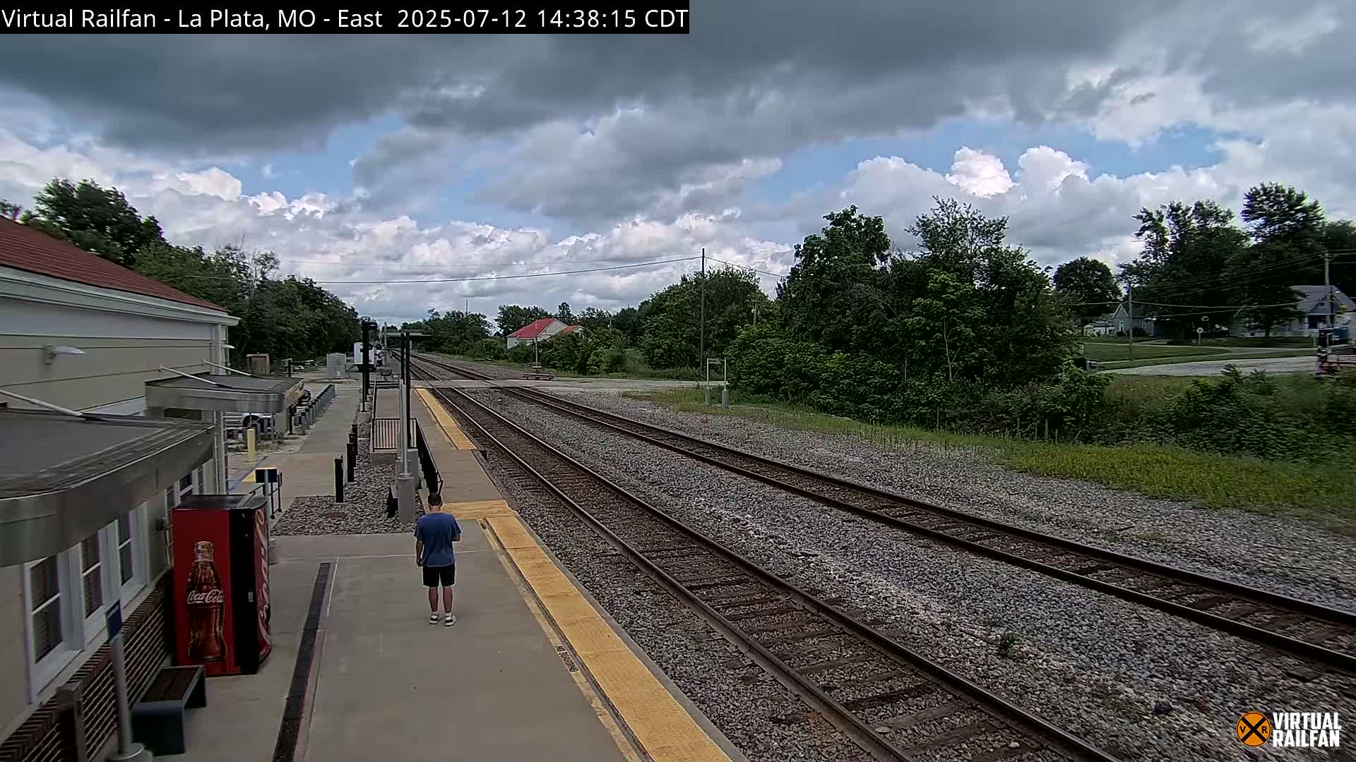 La Plata Railway Station Live Cam - La Plata, Macon, Missouri, USA