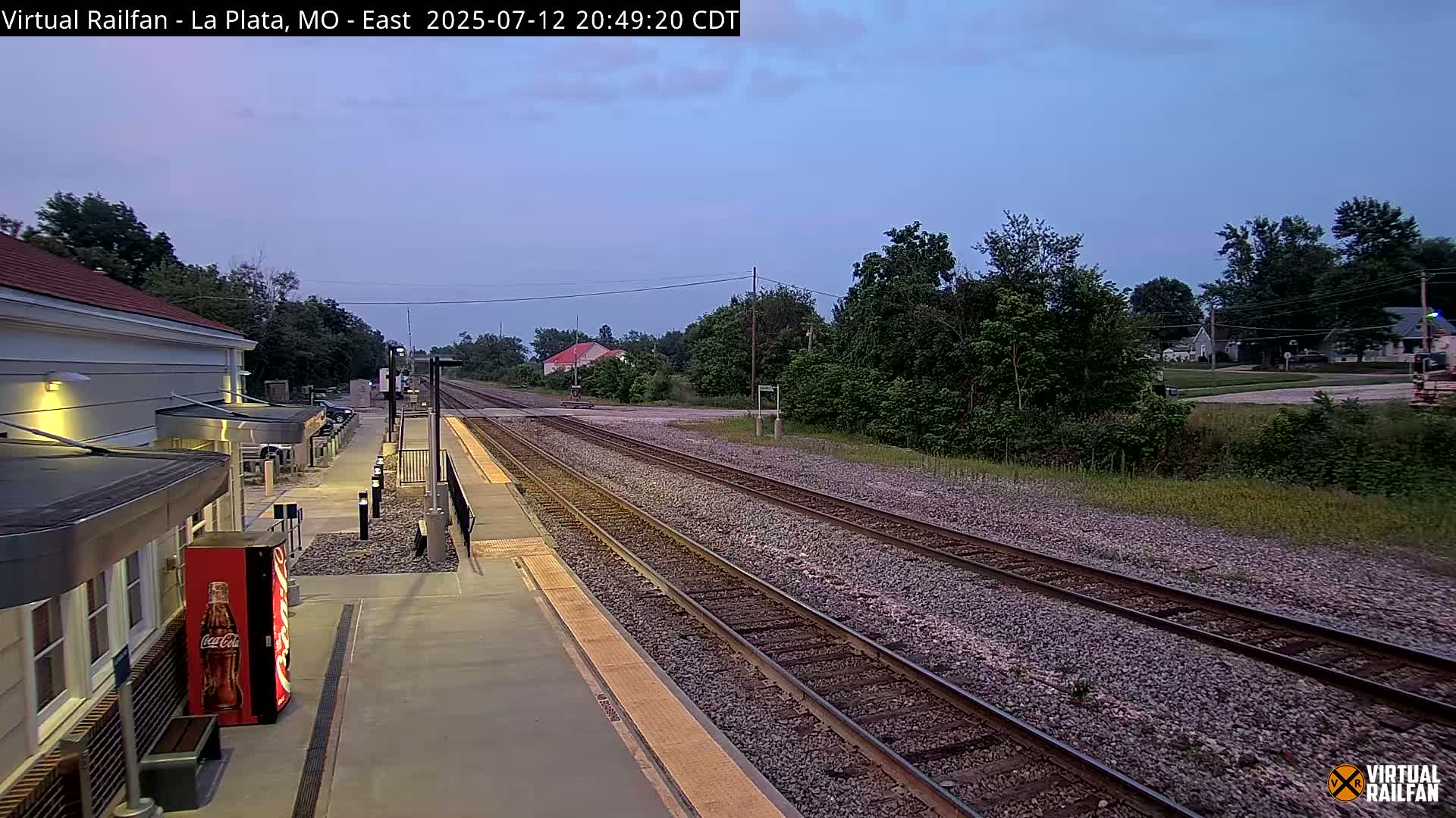La Plata Railway Station Live Cam - La Plata, Macon, Missouri, USA