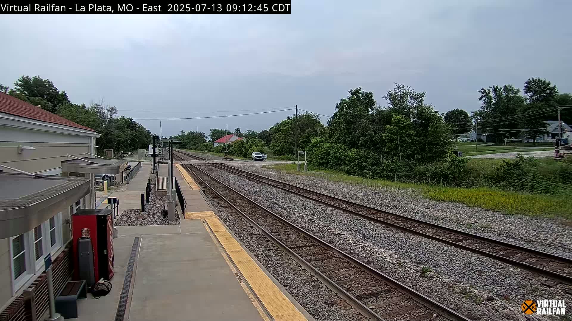 La Plata Railway Station Live Cam - La Plata, Macon, Missouri, USA
