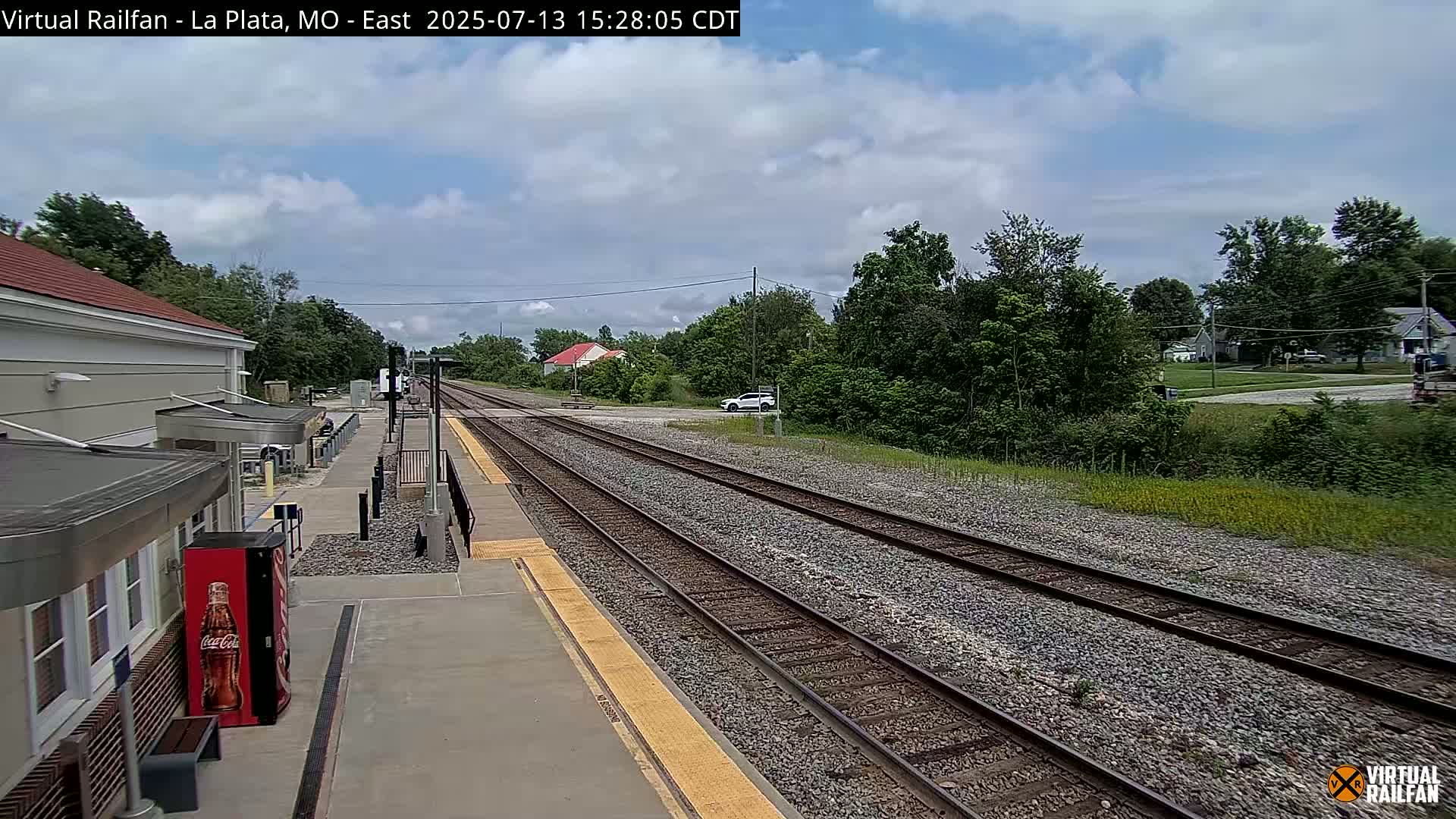 La Plata Railway Station Live Cam - La Plata, Macon, Missouri, USA