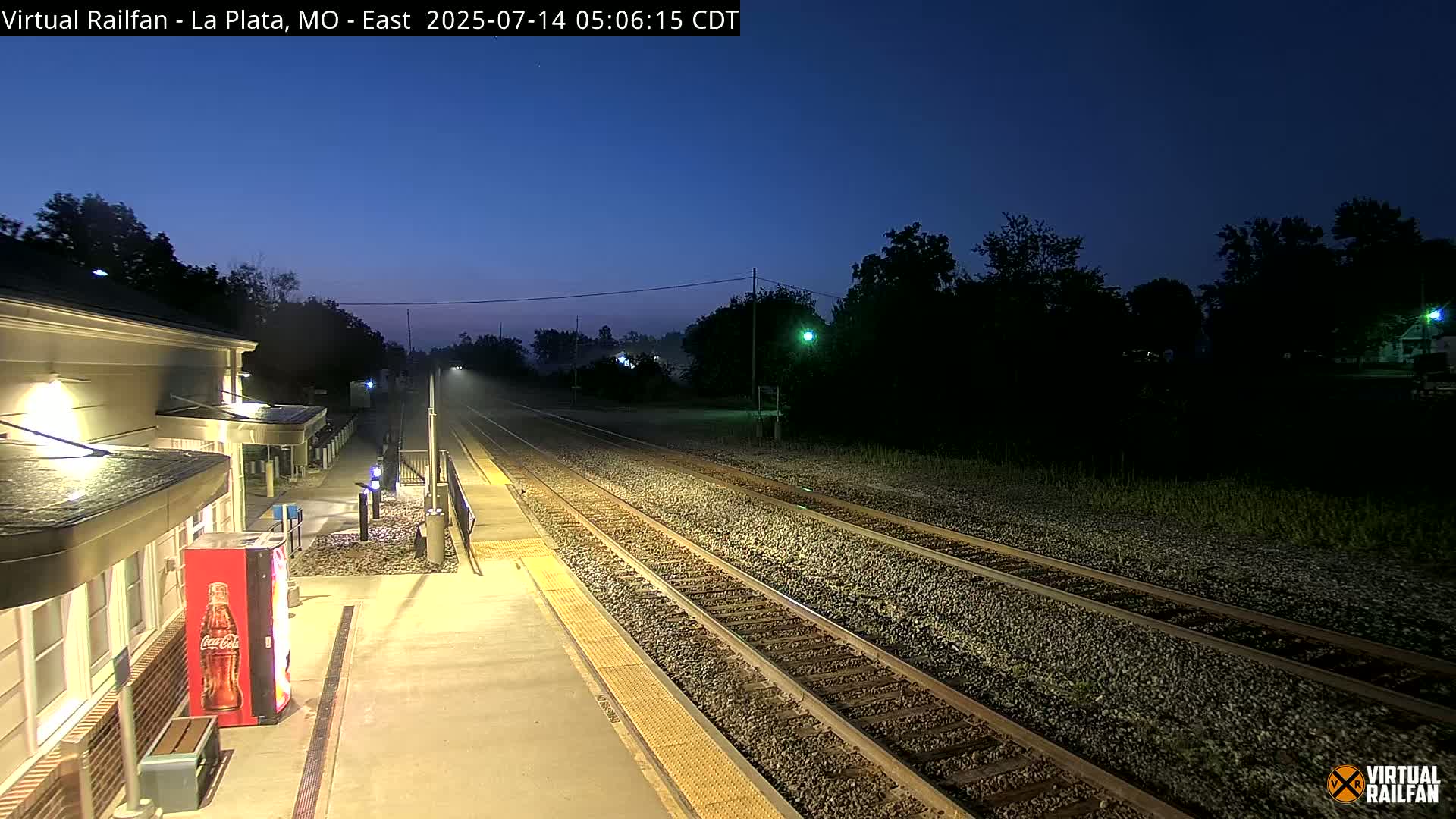 La Plata Railway Station Live Cam - La Plata, Macon, Missouri, USA