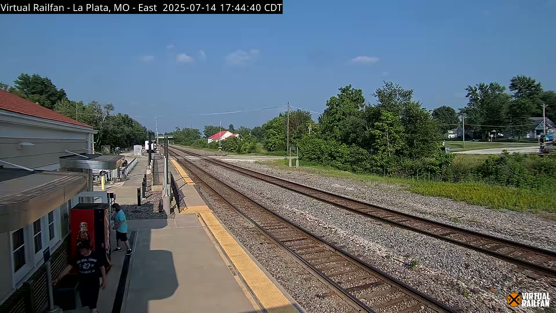 La Plata Railway Station Live Cam - La Plata, Macon, Missouri, USA