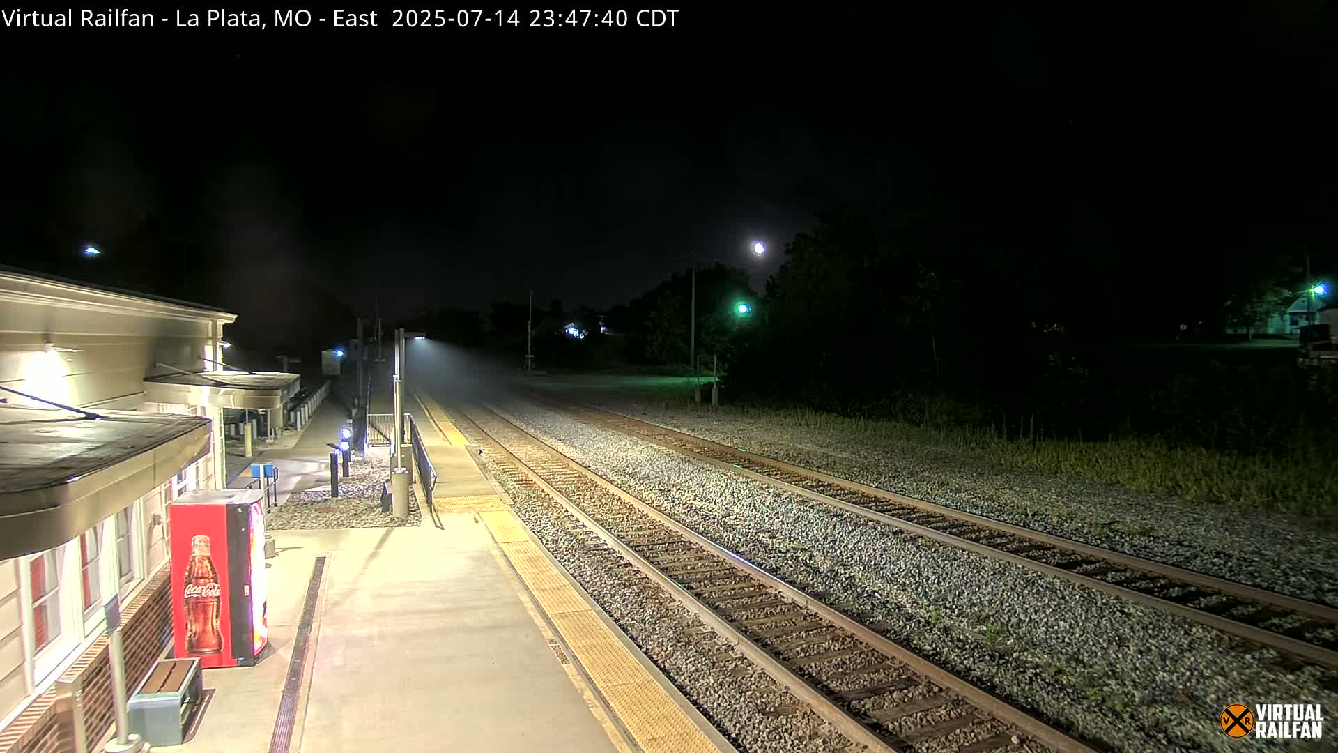 La Plata Railway Station Live Cam - La Plata, Macon, Missouri, USA
