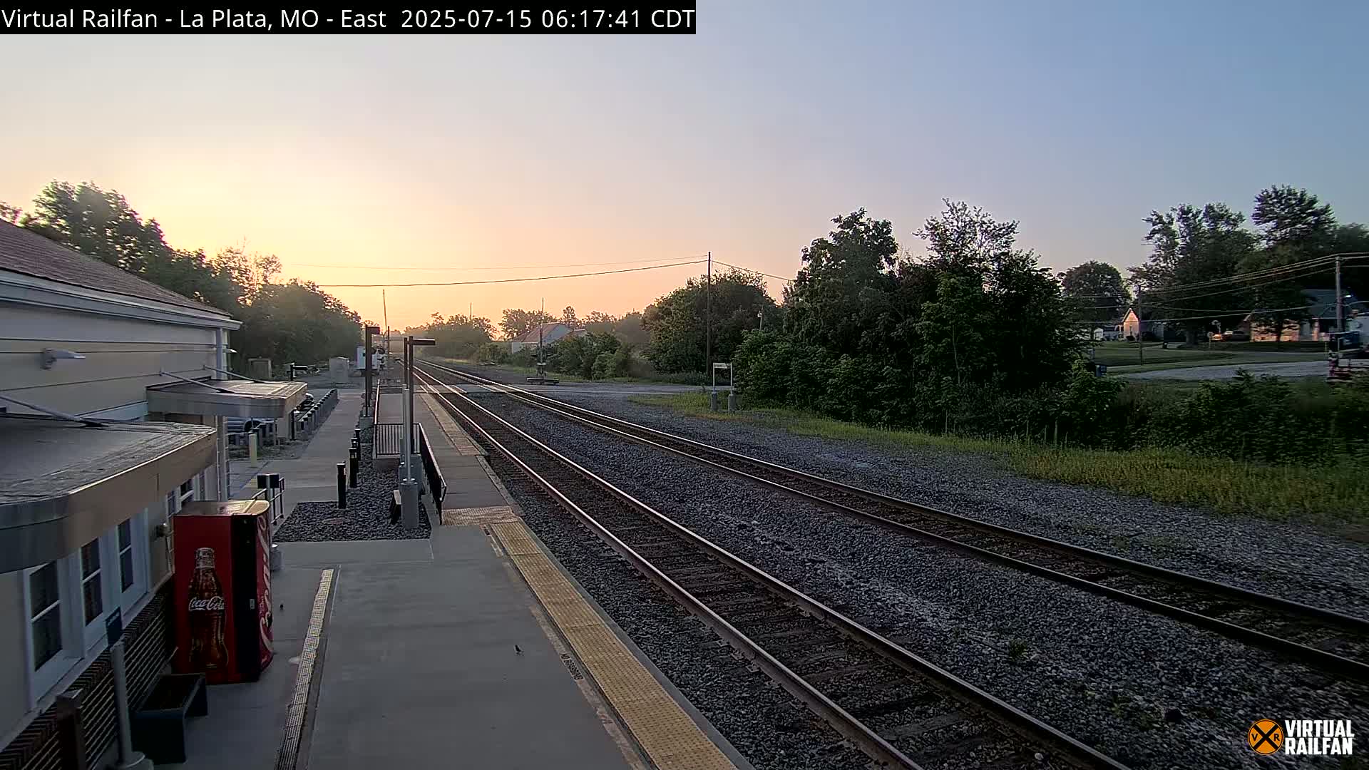 La Plata Railway Station Live Cam - La Plata, Macon, Missouri, USA