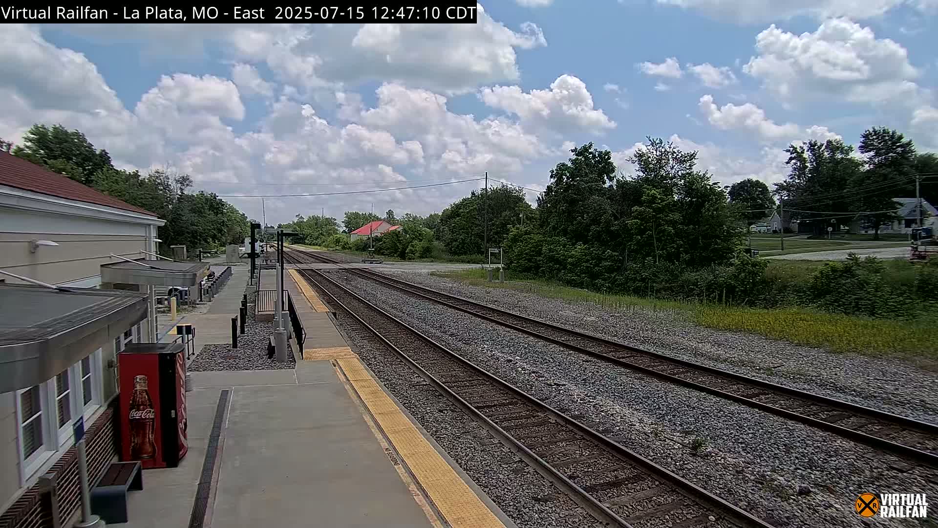 La Plata Railway Station Live Cam - La Plata, Macon, Missouri, USA