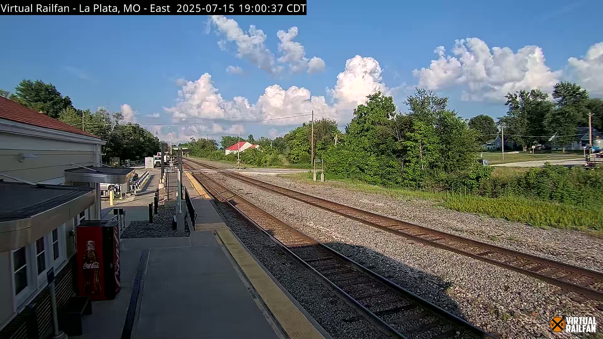 La Plata Railway Station Live Cam - La Plata, Macon, Missouri, USA