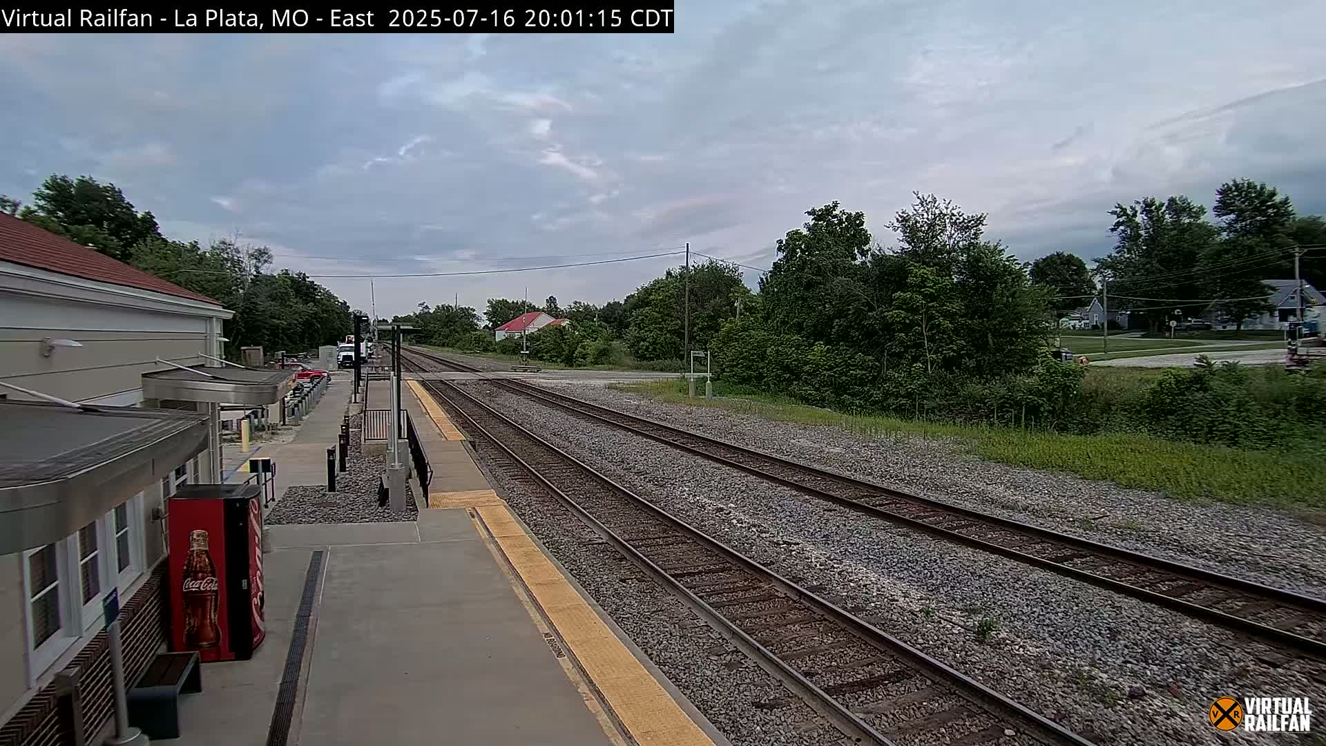 La Plata Railway Station Live Cam - La Plata, Macon, Missouri, USA