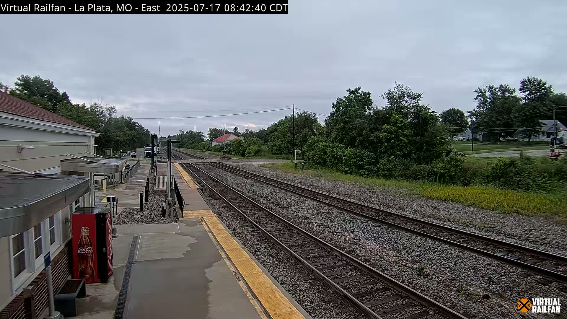 La Plata Railway Station Live Cam - La Plata, Macon, Missouri, USA