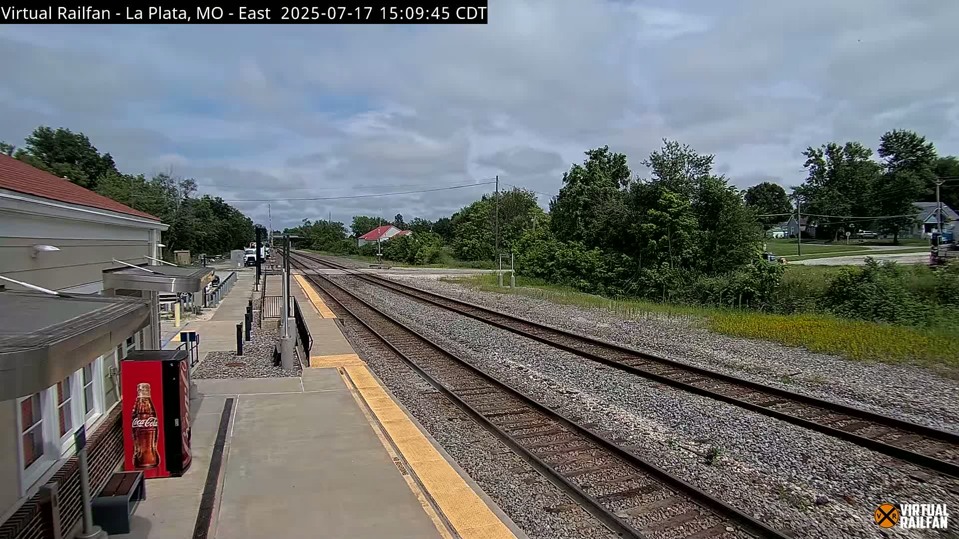 La Plata Railway Station Live Cam - La Plata, Macon, Missouri, USA