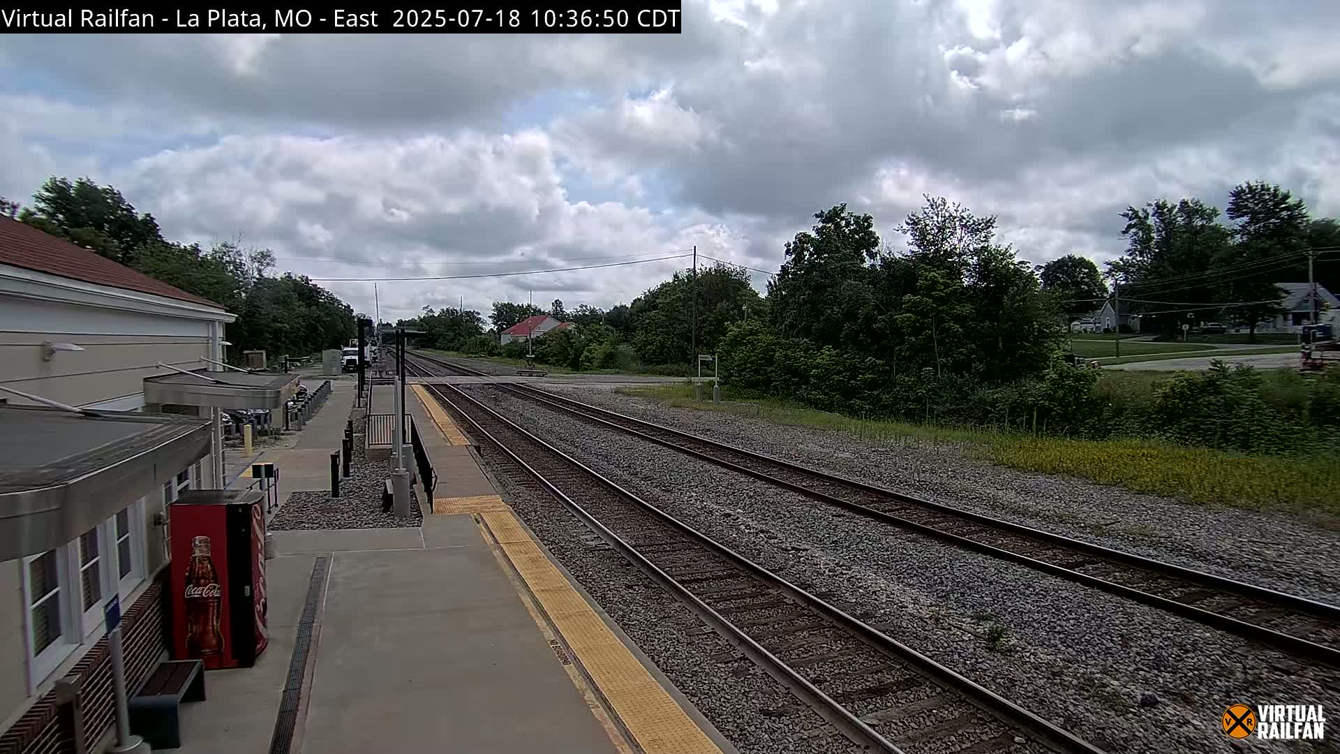 La Plata Railway Station Live Cam - La Plata, Macon, Missouri, USA