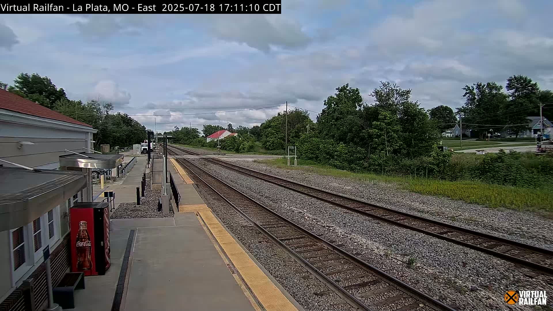 La Plata Railway Station Live Cam - La Plata, Macon, Missouri, USA