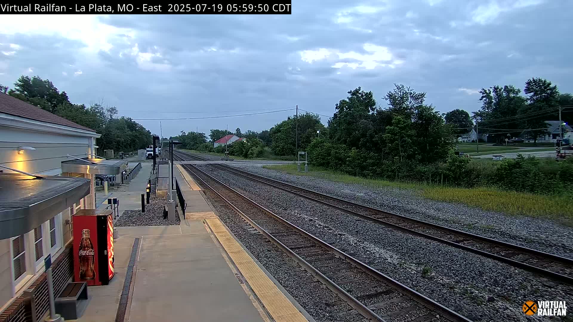 La Plata Railway Station Live Cam - La Plata, Macon, Missouri, USA