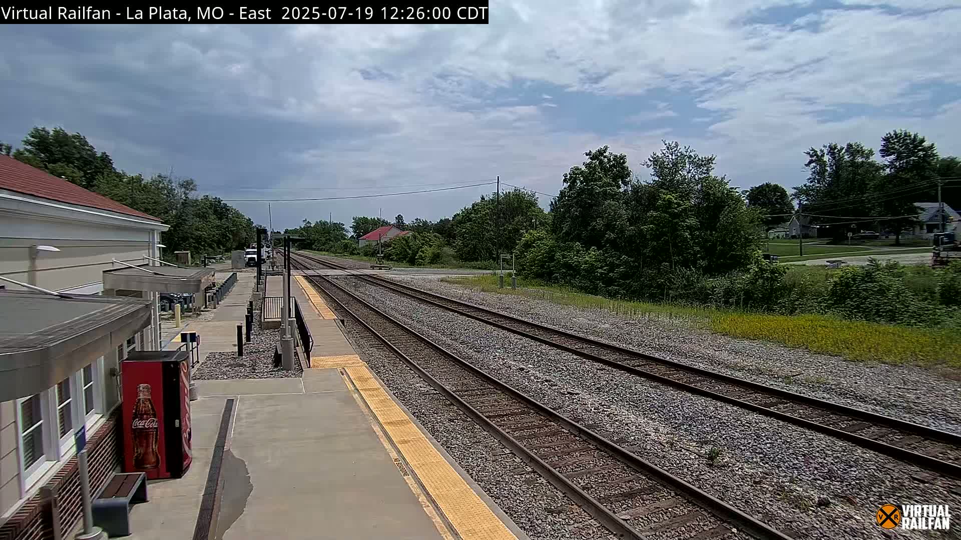 La Plata Railway Station Live Cam - La Plata, Macon, Missouri, USA