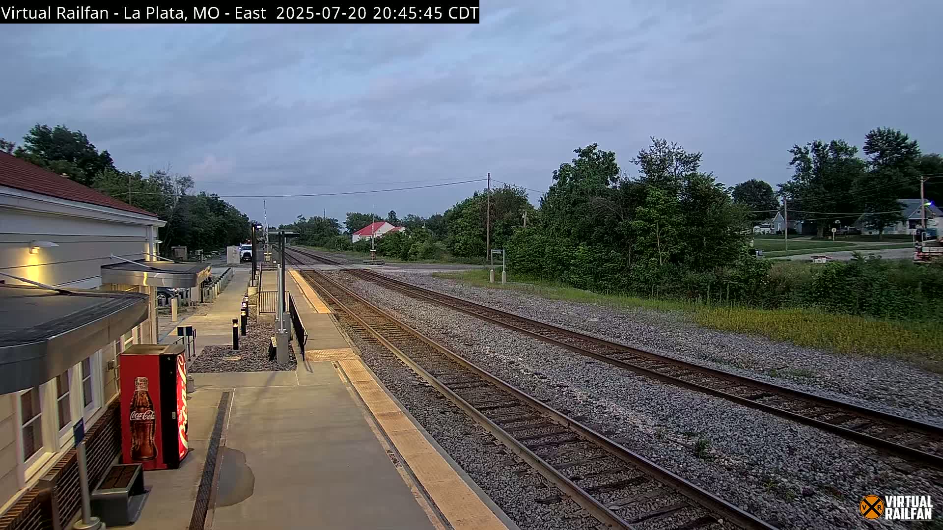 La Plata Railway Station Live Cam - La Plata, Macon, Missouri, USA