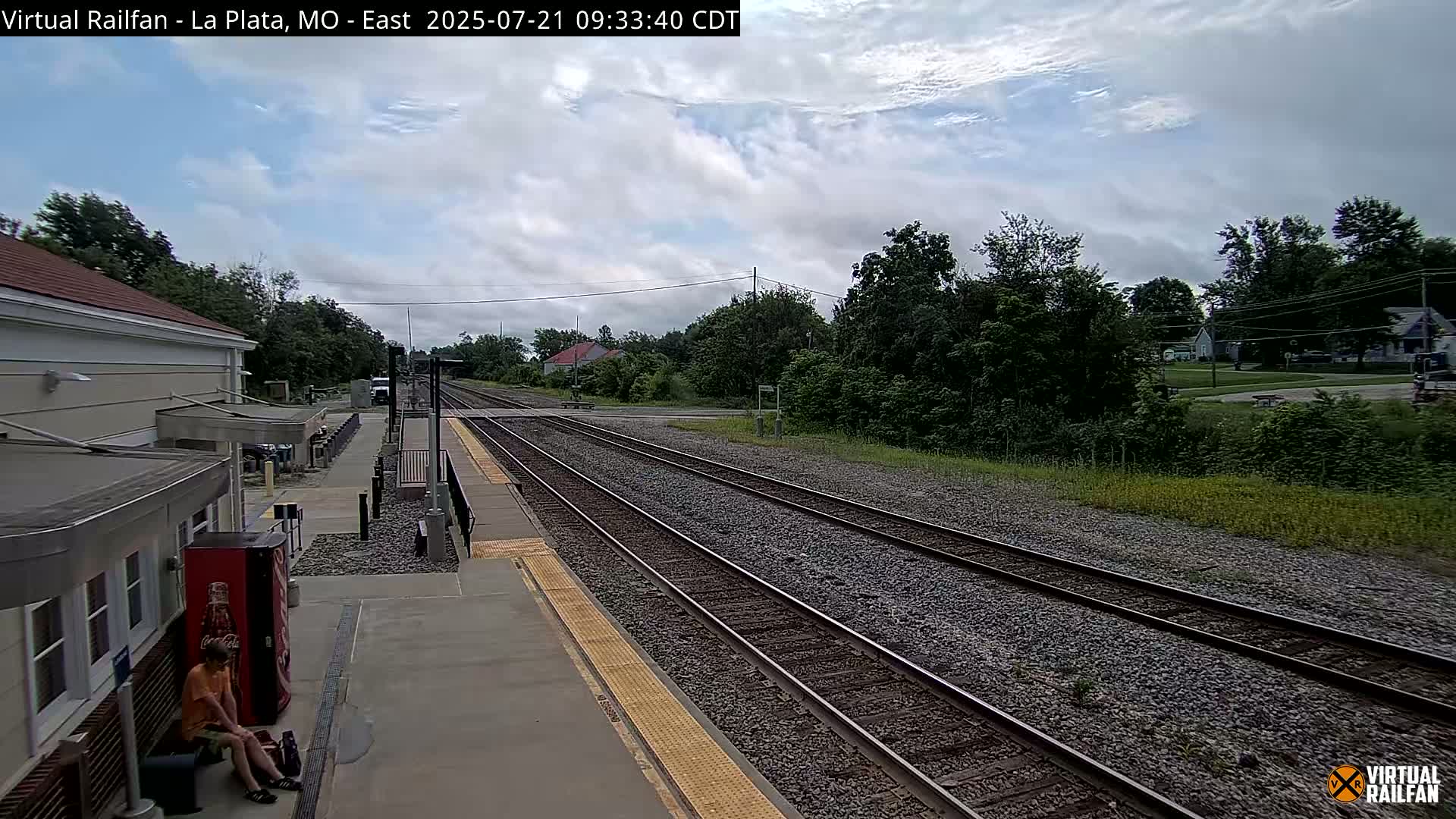 La Plata Railway Station Live Cam - La Plata, Macon, Missouri, USA