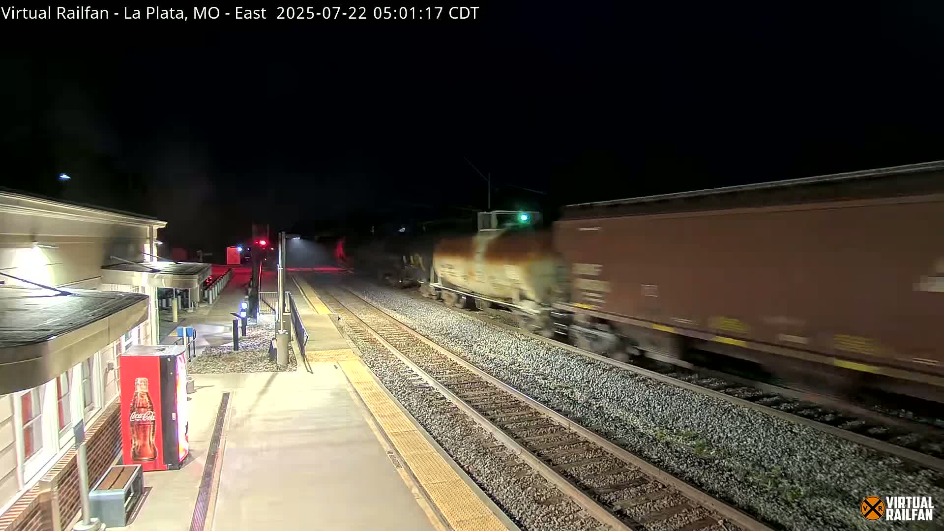 La Plata Railway Station Live Cam - La Plata, Macon, Missouri, USA