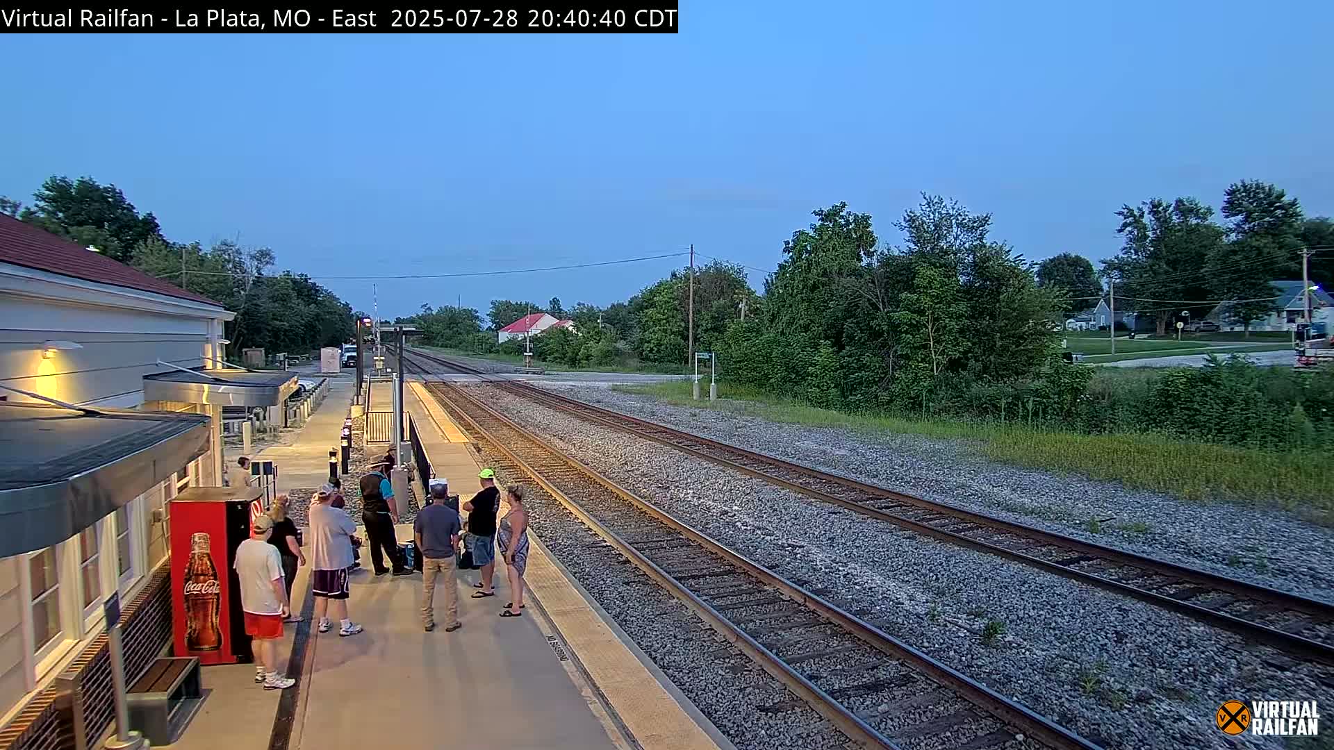 La Plata Railway Station Live Cam - La Plata, Macon, Missouri, USA