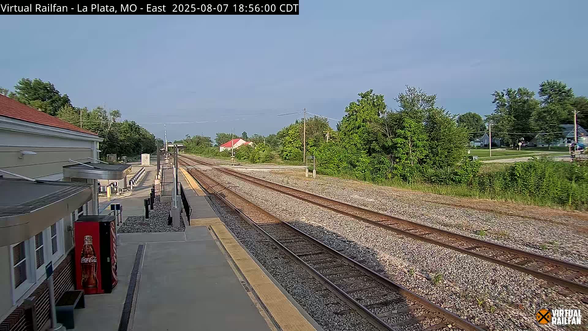 La Plata Railway Station Live Cam - La Plata, Macon, Missouri, USA