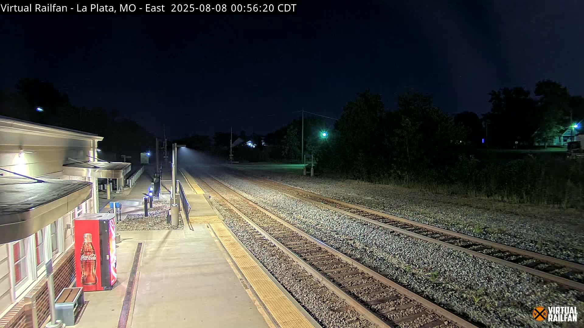La Plata Railway Station Live Cam - La Plata, Macon, Missouri, USA