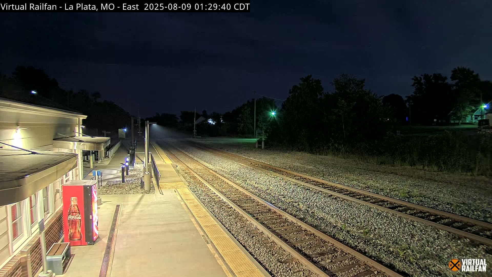 La Plata Railway Station Live Cam - La Plata, Macon, Missouri, USA