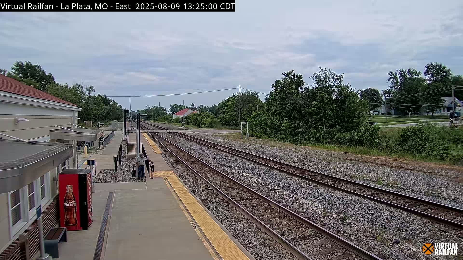 La Plata Railway Station Live Cam - La Plata, Macon, Missouri, USA