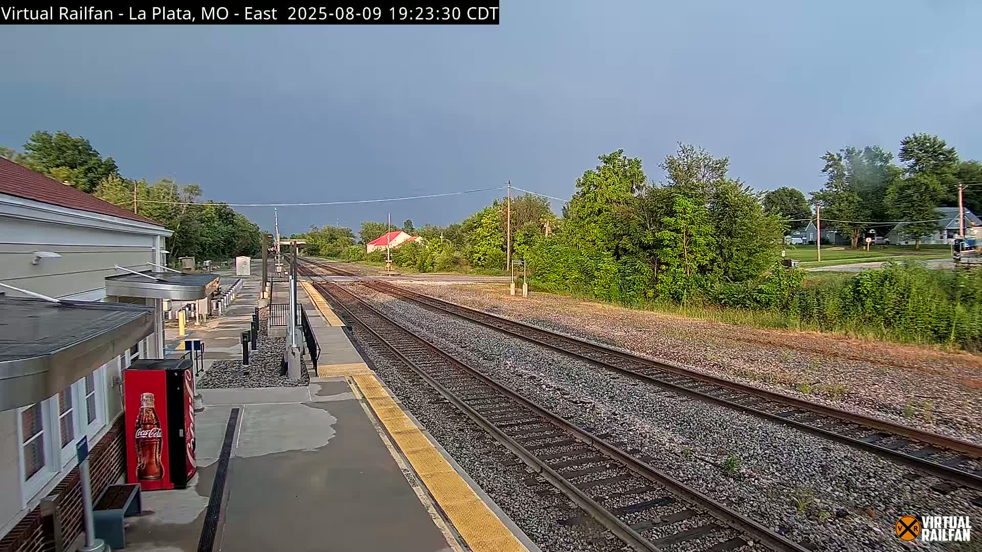 La Plata Railway Station Live Cam - La Plata, Macon, Missouri, USA