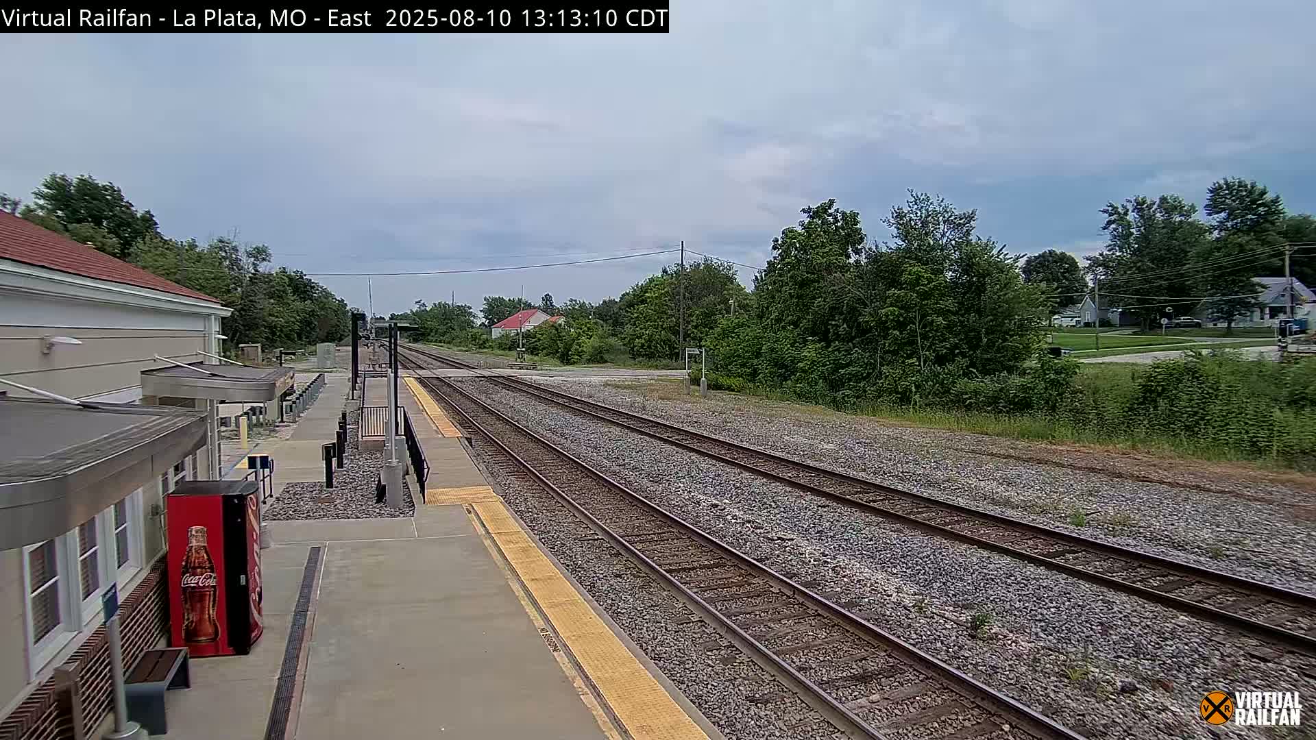 La Plata Railway Station Live Cam - La Plata, Macon, Missouri, USA