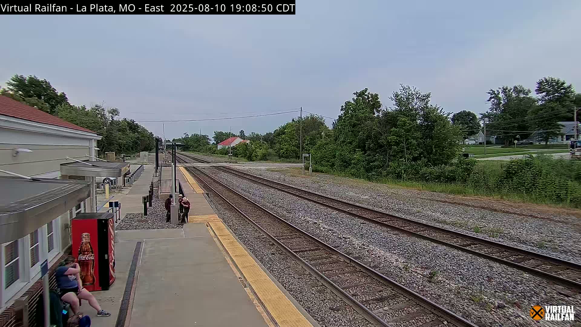 La Plata Railway Station Live Cam - La Plata, Macon, Missouri, USA