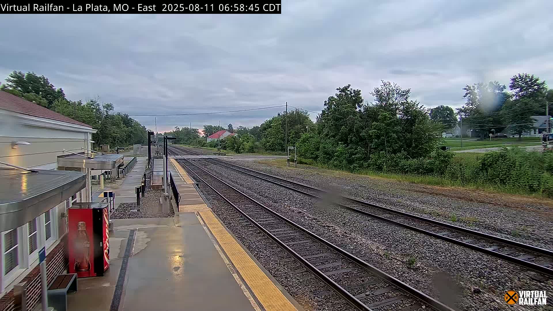 La Plata Railway Station Live Cam - La Plata, Macon, Missouri, USA