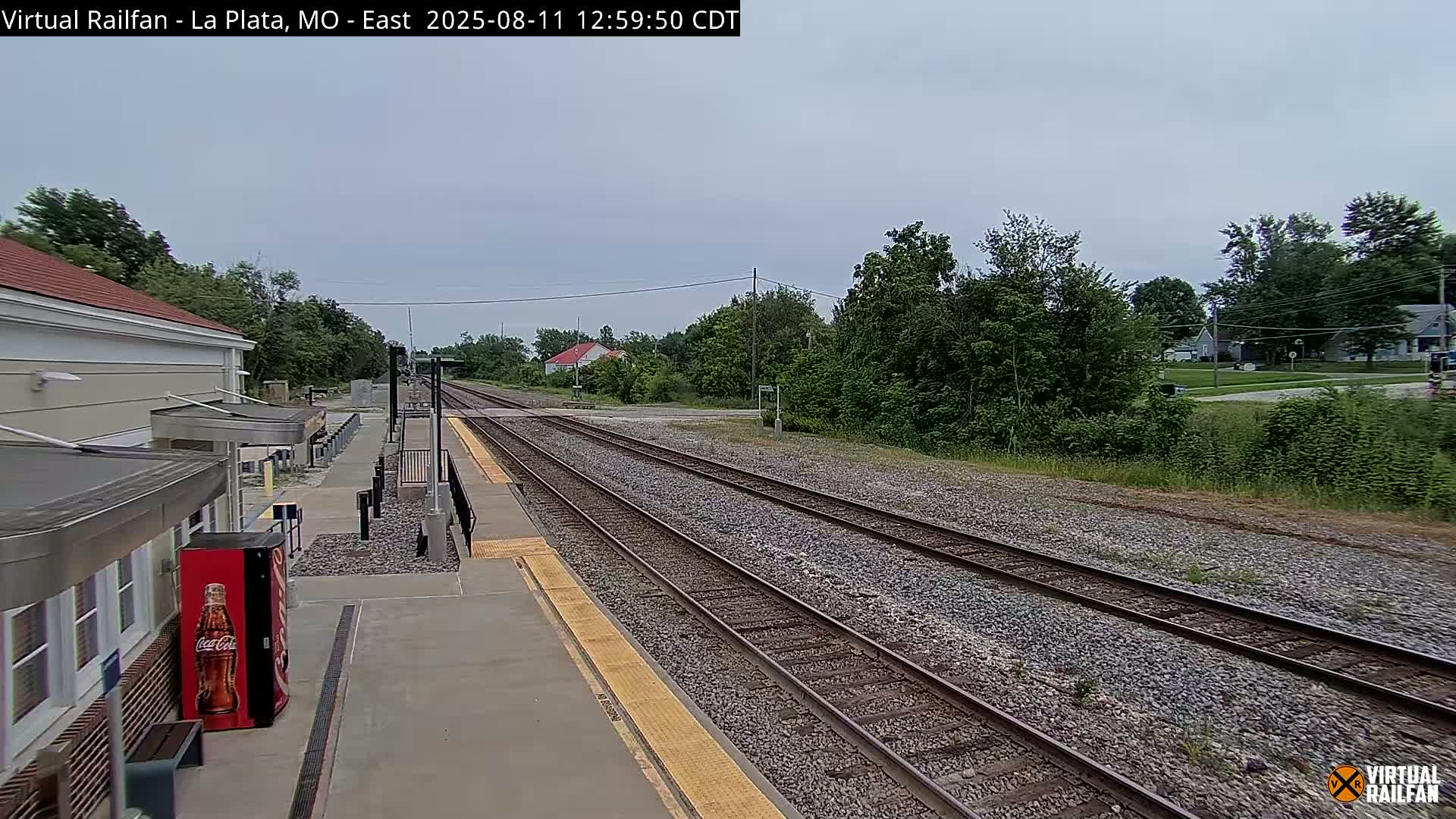 La Plata Railway Station Live Cam - La Plata, Macon, Missouri, USA