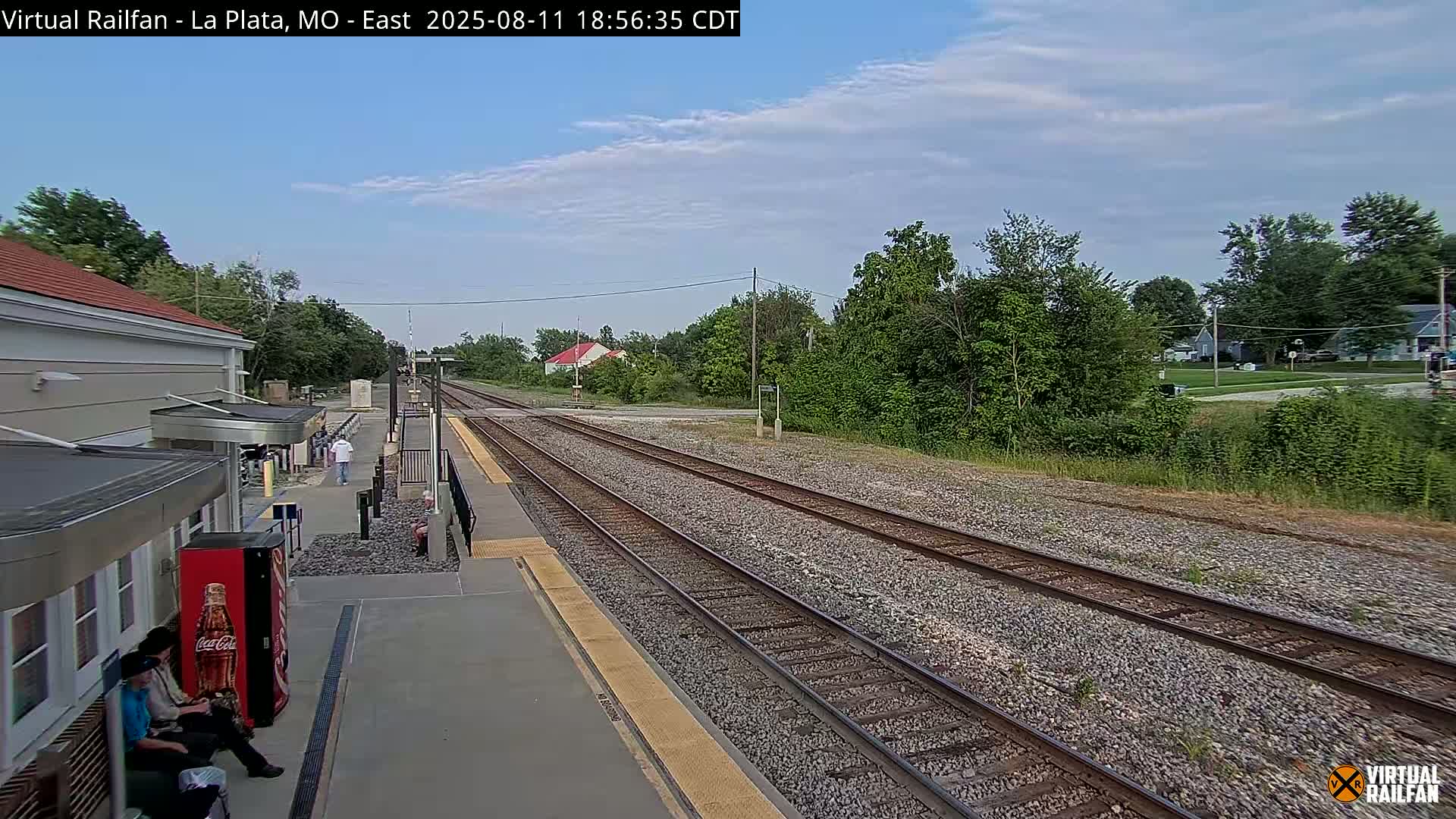 La Plata Railway Station Live Cam - La Plata, Macon, Missouri, USA