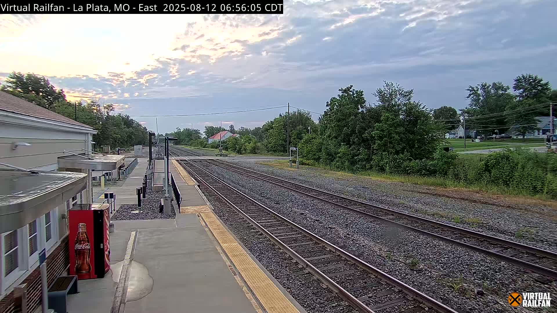 La Plata Railway Station Live Cam - La Plata, Macon, Missouri, USA