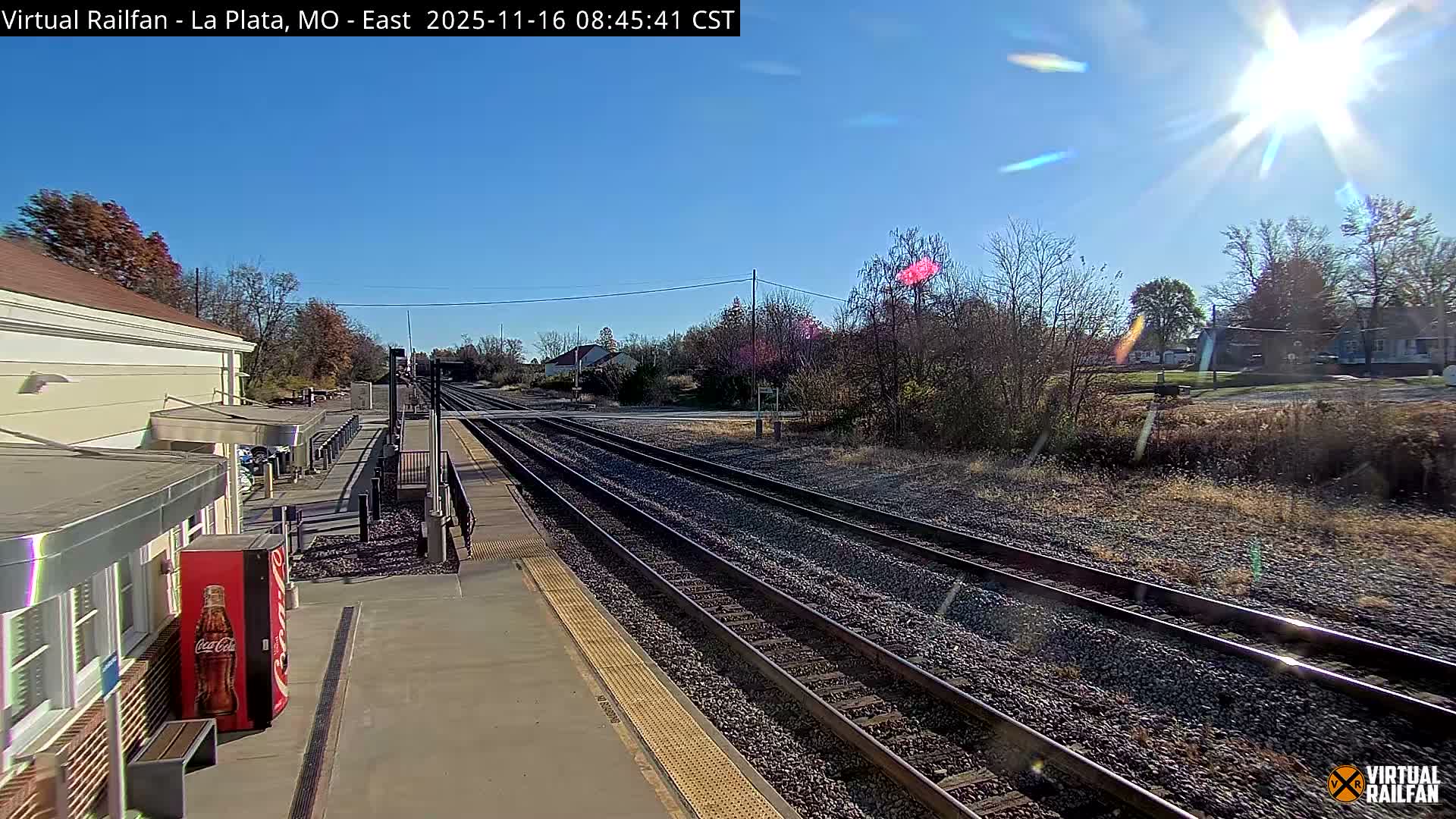 La Plata Railway Station Live Cam - La Plata, Macon, Missouri, USA