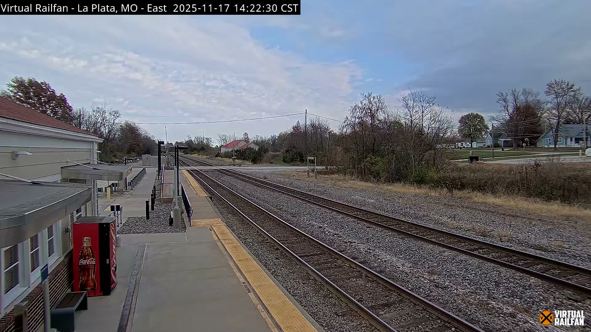La Plata Railway Station Live Cam - La Plata, Macon, Missouri, USA