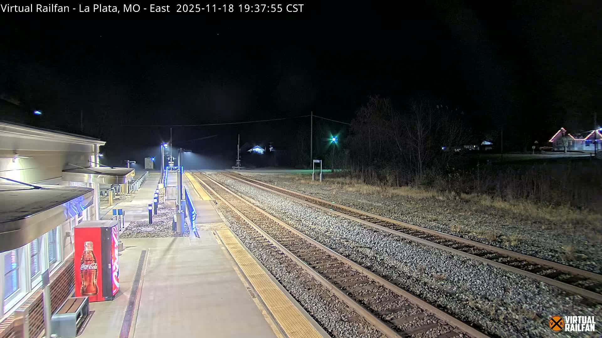 La Plata Railway Station Live Cam - La Plata, Macon, Missouri, USA