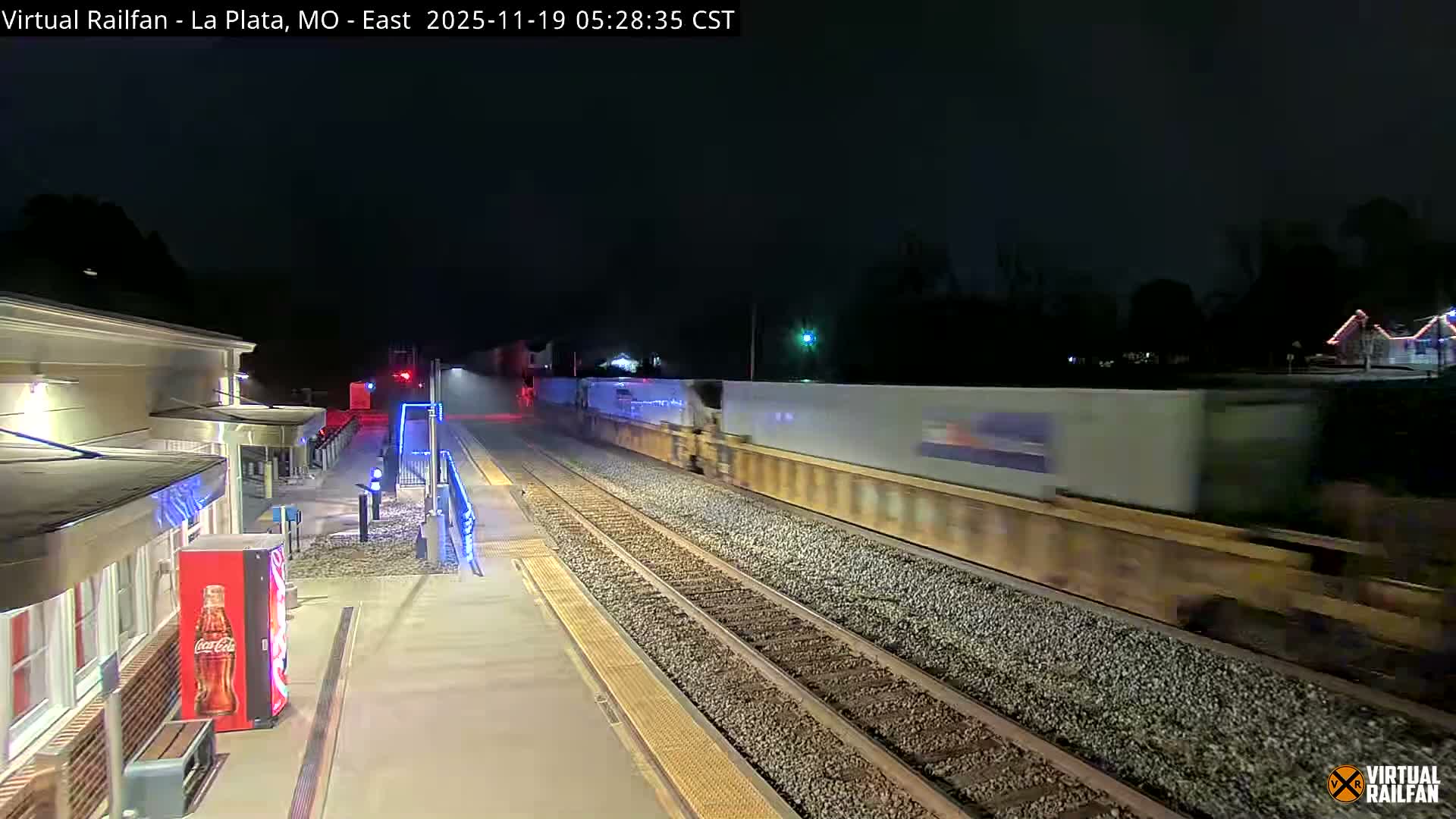 La Plata Railway Station Live Cam - La Plata, Macon, Missouri, USA