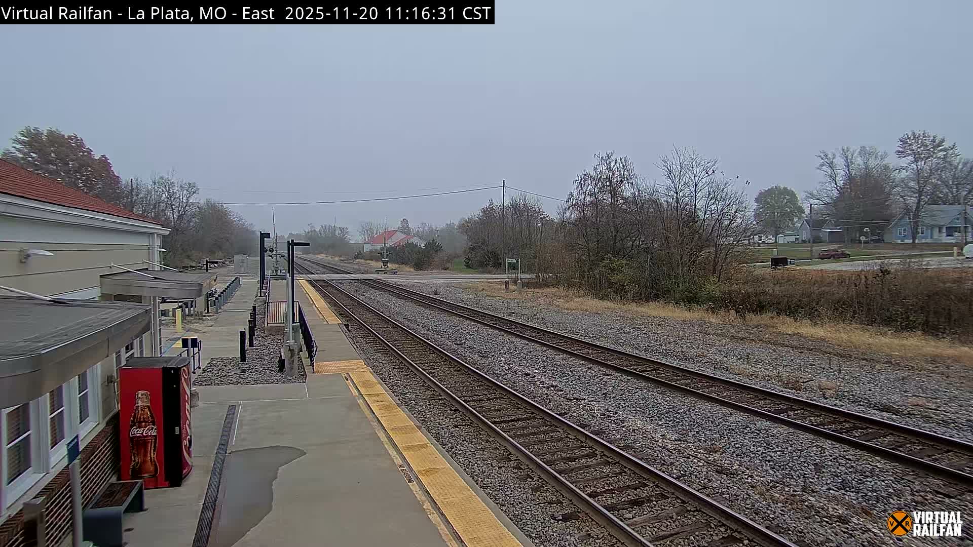 La Plata Railway Station Live Cam - La Plata, Macon, Missouri, USA
