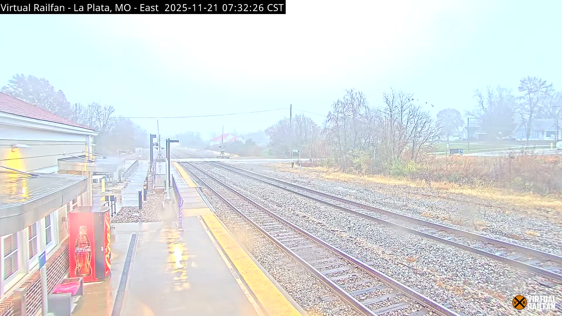 La Plata Railway Station Live Cam - La Plata, Macon, Missouri, USA