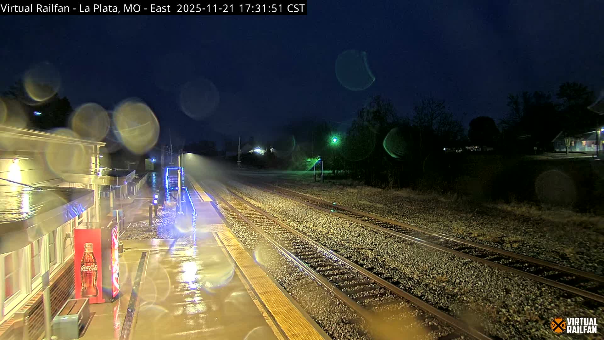 La Plata Railway Station Live Cam - La Plata, Macon, Missouri, USA