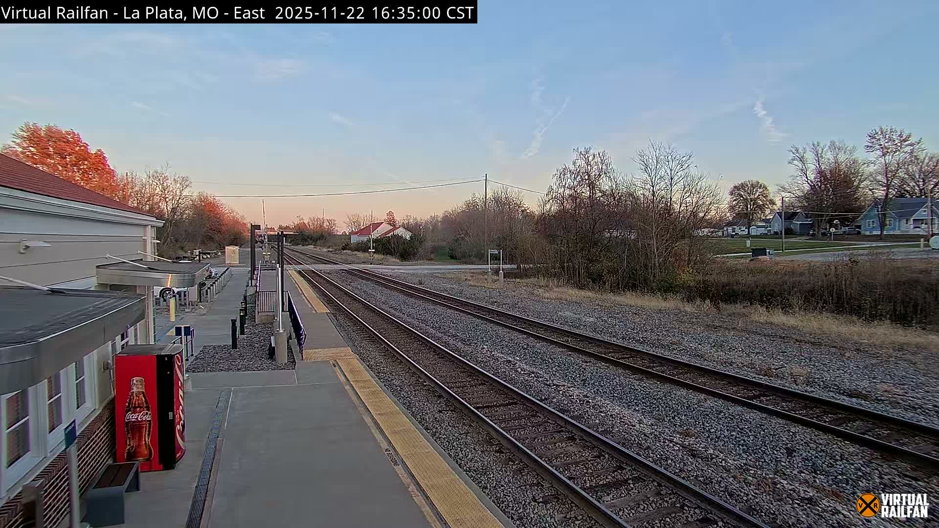 La Plata Railway Station Live Cam - La Plata, Macon, Missouri, USA
