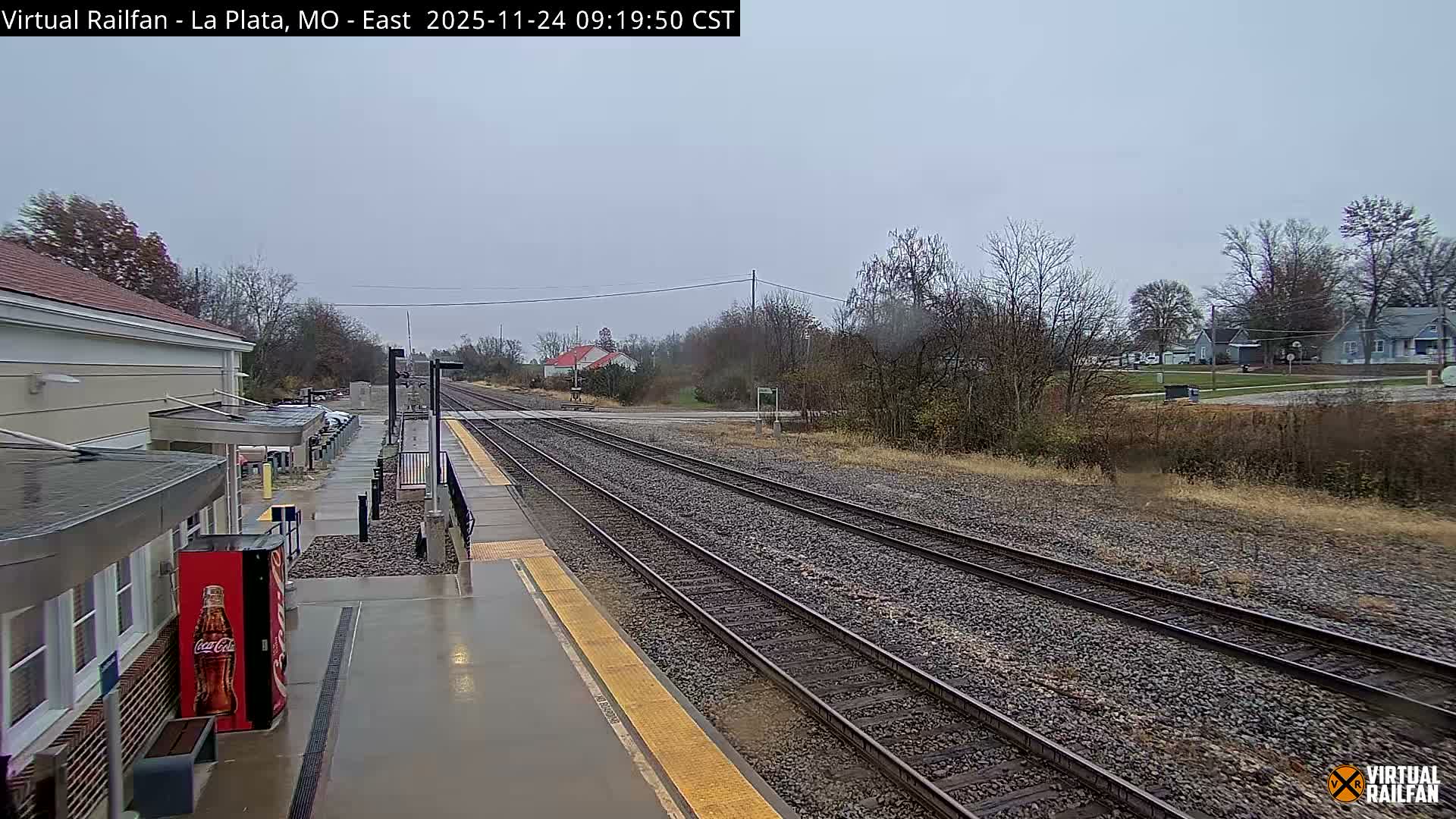 La Plata Railway Station Live Cam - La Plata, Macon, Missouri, USA
